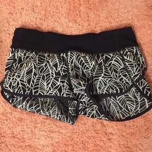 Patterned lululemon shorts